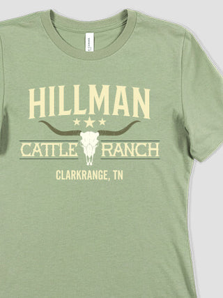 Cattle Ranch : Premium Ladies T-Shirts