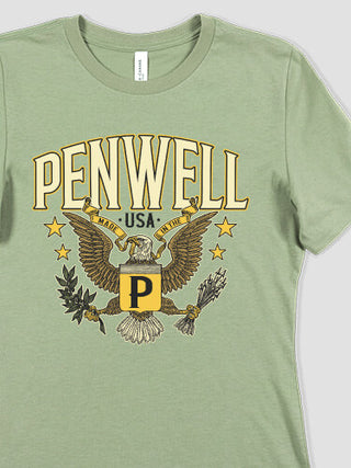 Eagle Monogram : Premium Ladies T-Shirts