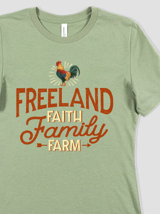Faith Family Farm : Premium Ladies T-Shirts