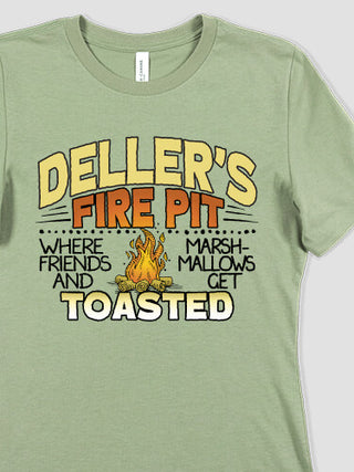 Fire Pit : Premium Ladies T-Shirts