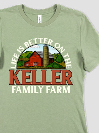 Life Is Better Farm : Premium Ladies T-Shirts