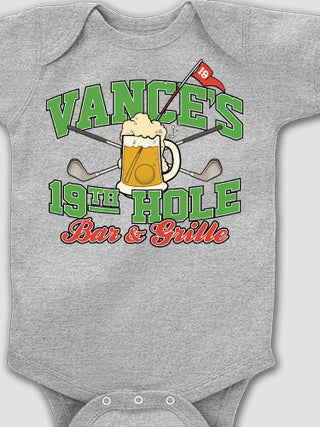 19th Hole : Printed Baby Bodysuits