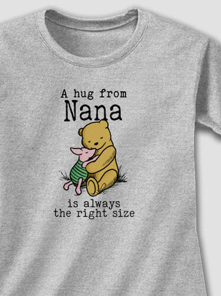 A Hug : Adult Ladies Fitted T-Shirt