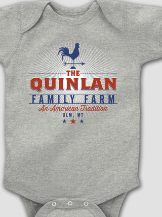 American Farm : Printed Baby Bodysuits