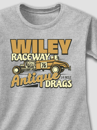 Antique Drag Race : Adult Ladies Fitted T-Shirt