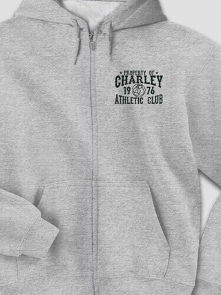 Athletic Club : Embroidered Zip Hoodies