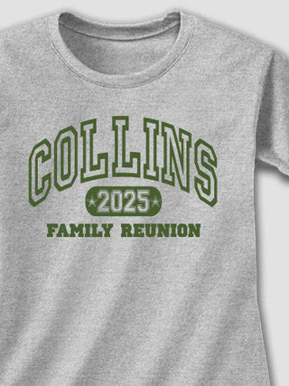 Athletic Family Reunion : Adult Ladies Fitted T-Shirt