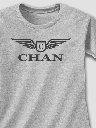 Aviation Monogram : Adult Ladies Fitted T-Shirt