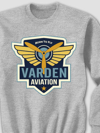 Aviation Patch : Printed Sweatshirts