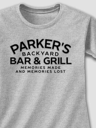 Backyard Bar and Grill : Printed T-Shirts