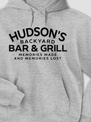 Backyard Bar and Grill : Printed Hoodies