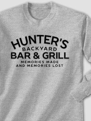 Backyard Bar and Grill : Printed Long Sleeves