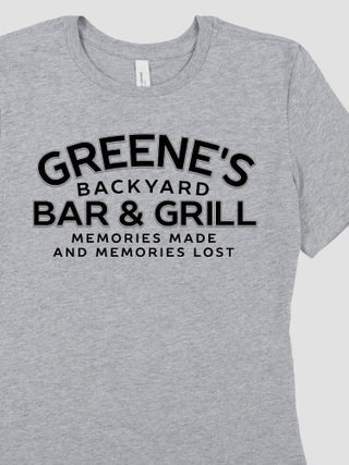 Backyard Bar and Grill : Premium Ladies T-Shirts