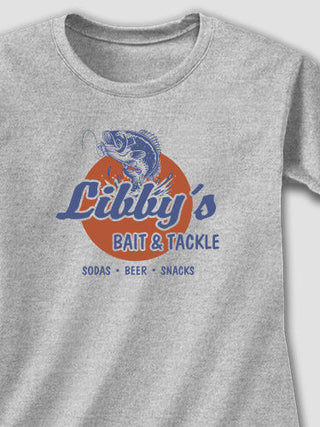Bait and Tackle : Adult Ladies Fitted T-Shirt