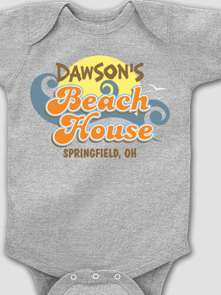 Beach House : Printed Baby Bodysuits
