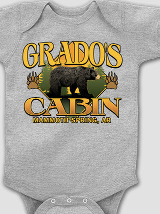 Bear Cabin : Printed Baby Bodysuits