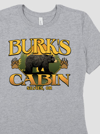 Bear Cabin : Premium Ladies T-Shirts