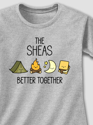 Better Together Camping : Printed T-Shirts