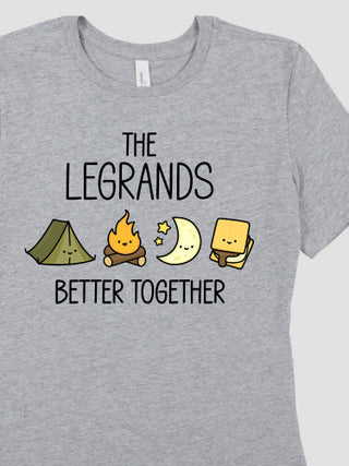 Better Together Camping : Premium Ladies T-Shirts