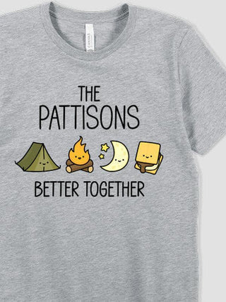 Better Together Camping : Premium Printed T-Shirts