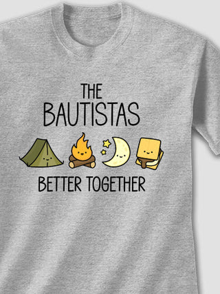 Better Together Camping : Printed T-Shirts