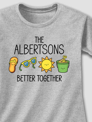 Better Together Vacation : Adult Ladies Fitted T-Shirt