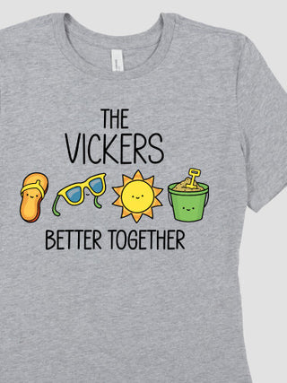 Better Together Vacation : Premium Ladies T-Shirts