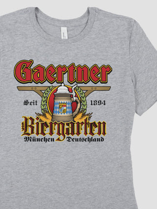 Biergarten : Premium Ladies T-Shirts
