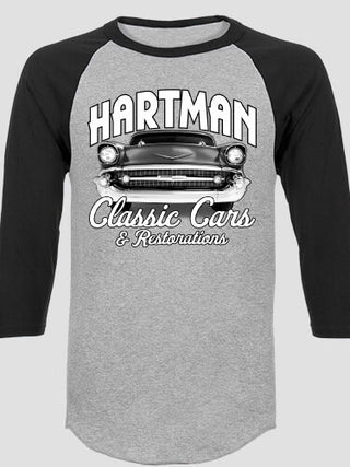 Classic Cars II : Printed Raglan Shirts