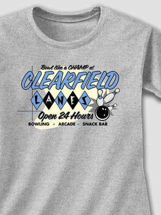 Bowling : Adult Ladies Fitted T-Shirt
