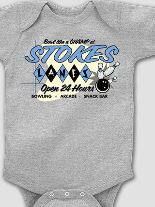 Bowling : Printed Baby Bodysuits