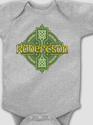 Celtic Cross : Printed Baby Bodysuits
