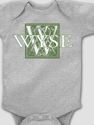 Celtic Monogram : Printed Baby Bodysuits