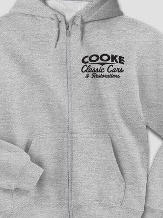 Classic Cars : Embroidered Zip Hoodies
