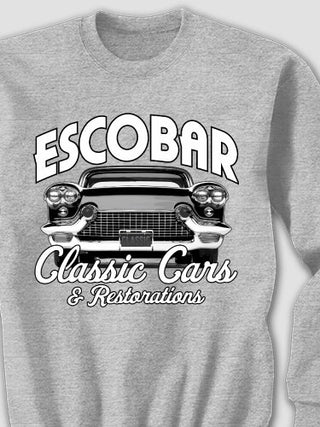 Classic Cars : Printed Sweatshirts