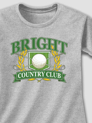 Classic Country Club : Adult Ladies Fitted T-Shirt