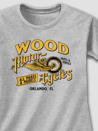 Classic Motorcycles : Adult Ladies Fitted T-Shirt
