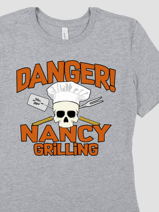 Danger Grilling : Premium Ladies T-Shirts