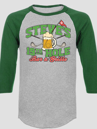 19th Hole : Printed Raglan Shirts