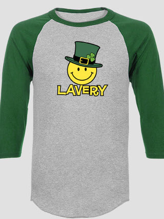 Irish Smiley : Printed Raglan Shirts