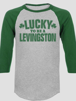 Lucky To Be : Printed Raglan Shirts