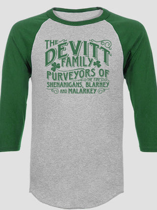 Shenanigans Family : Printed Raglan Shirts