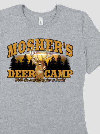 Deer Camp : Premium Ladies T-Shirts