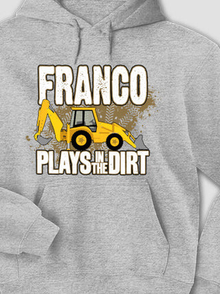 Dirt Shirt - Backhoe : Printed Hoodies