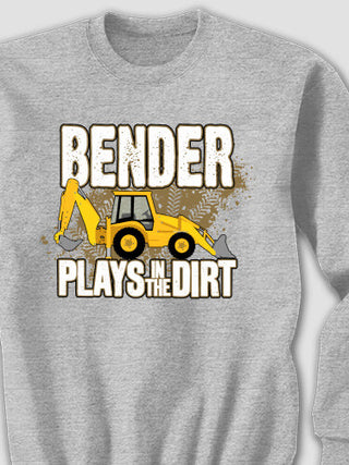 Dirt Shirt - Backhoe : Printed Sweatshirts