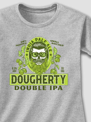Double IPA : Adult Ladies Fitted T-Shirt