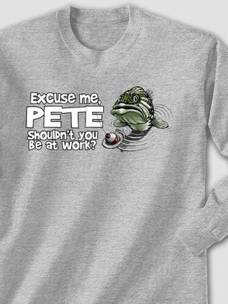 Excuse Me Fish : Printed Long Sleeves