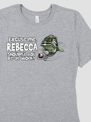 Excuse Me Fish : Premium Ladies T-Shirts