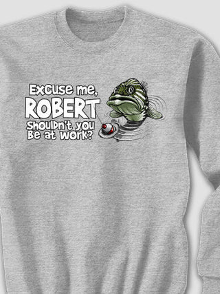 Excuse Me Fish : Printed Sweatshirts