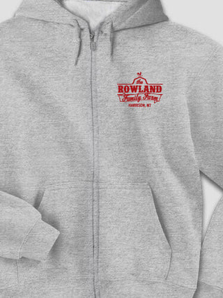 Family Farm : Embroidered Zip Hoodies